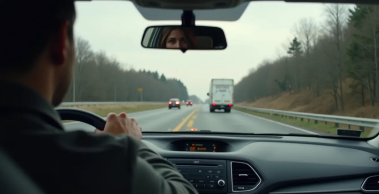 Dodehoekdetectiesysteem activeert waarschuwingslampje in buitenspiegel