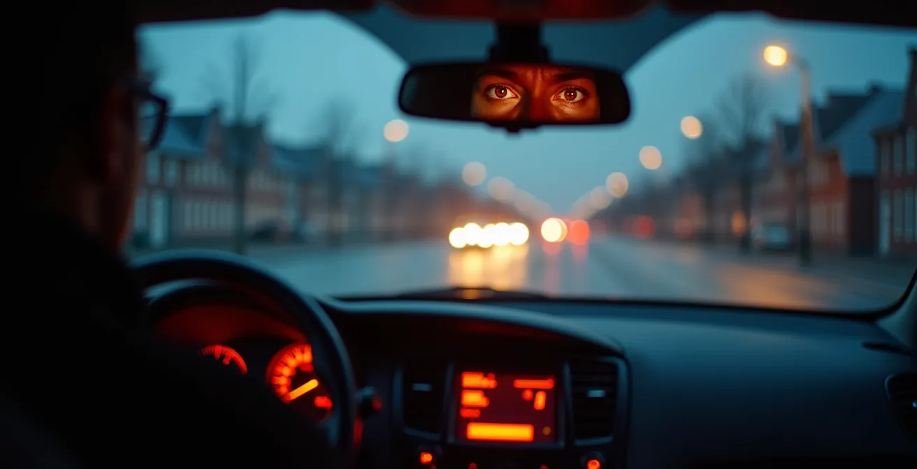 Dashboard met waarschuwingslampjes voor stuurprobleem