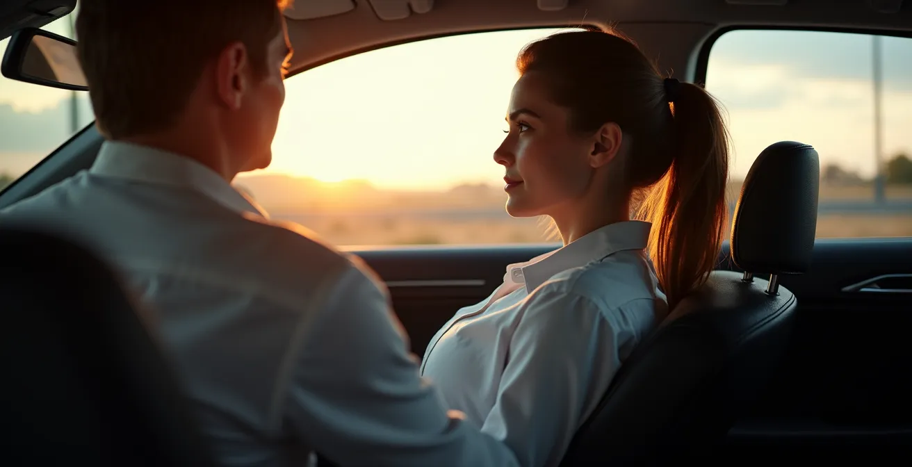 Vergelijking van de zithouding in een berline versus een SUV tijdens lange ritten