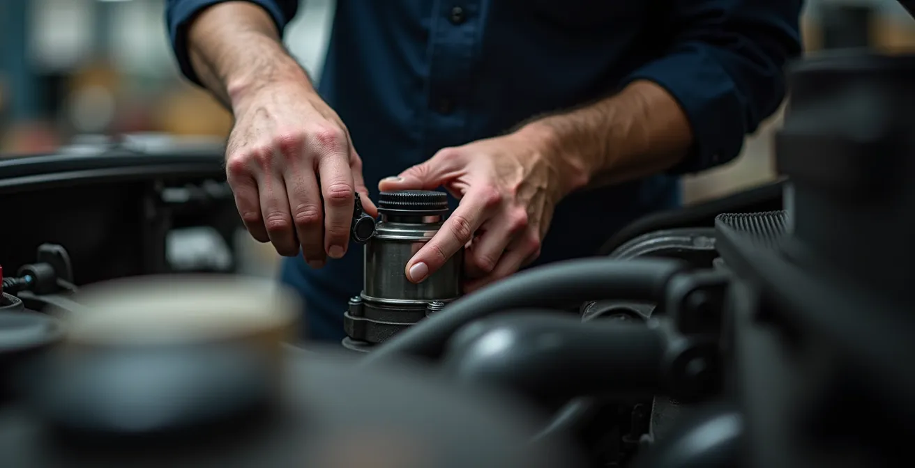 Overzicht van remvloeistof verversen in werkplaats